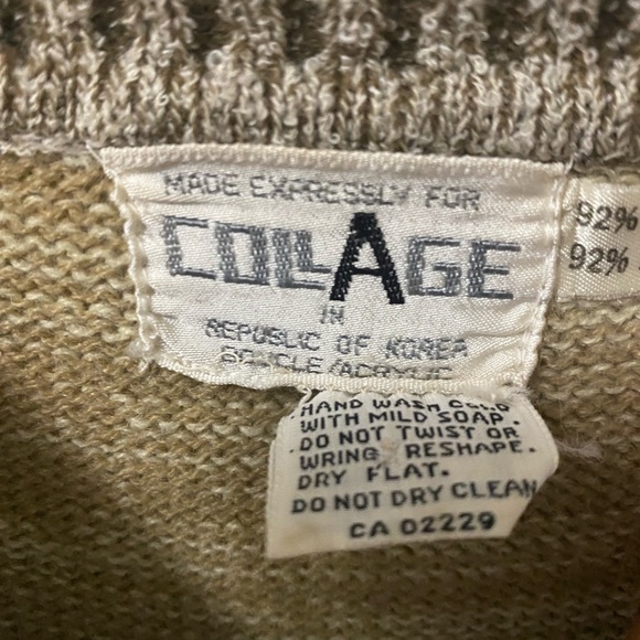 Beige Knitted Vest - Picture 2 of 3